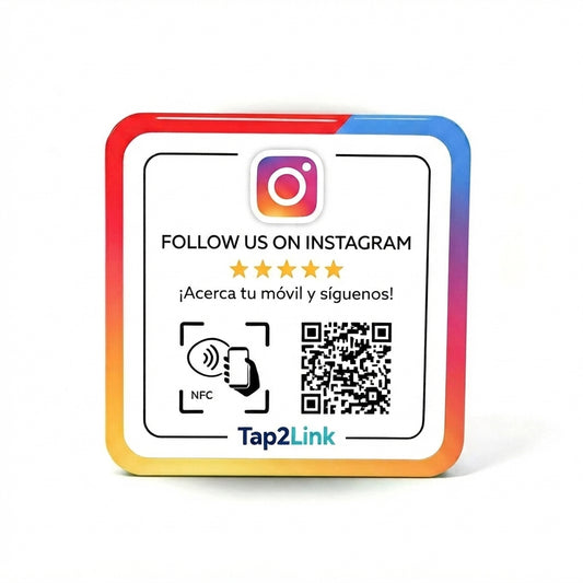 Placa Seguir Instagram